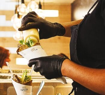 Gants en Nitrile Jetable  - Jet Black - Glove Force – Image 3